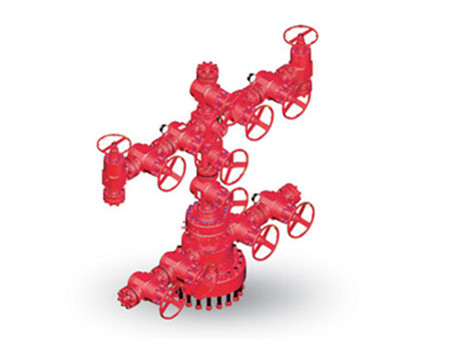 Gas production wellhead device